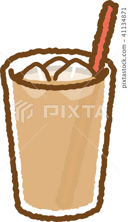 Ice milk tea (straw red) Ice milk tea (straw red) 41134871