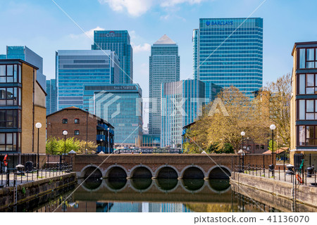 Canary Wharf financial district architecture 41136070