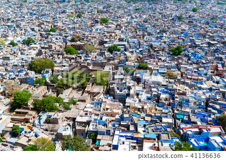 Aerial view of Jodhpur city, Rajasthan, India. Aerial view of Jodhpur city, Rajasthan, India. 41136636