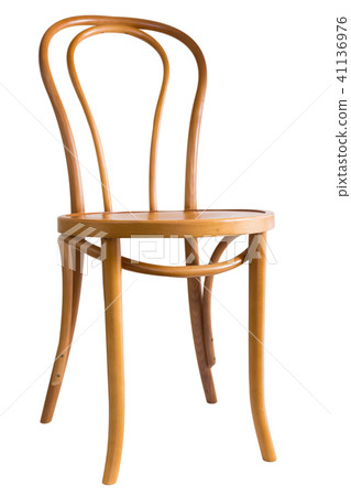 Bentwood chair isolated 41136976