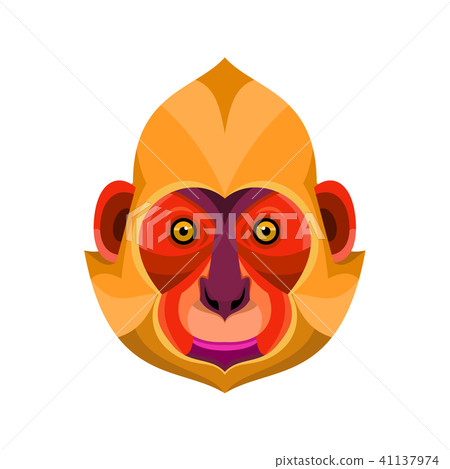 Golden-headed Langur Flat Icon Golden-headed Langur Flat Icon 41137974
