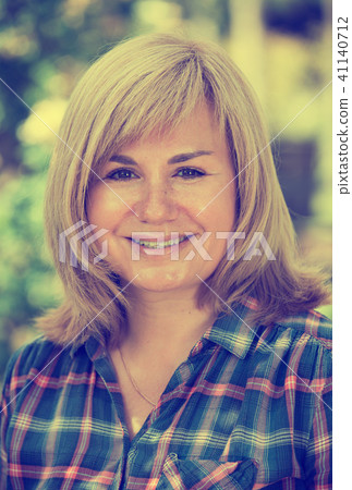 portrait woman garden 41140712
