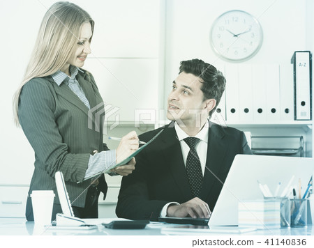 Secretary writing instructions Secretary writing instructions 41140836
