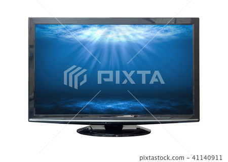 4k Television Deep sea isolated on background. 41140911