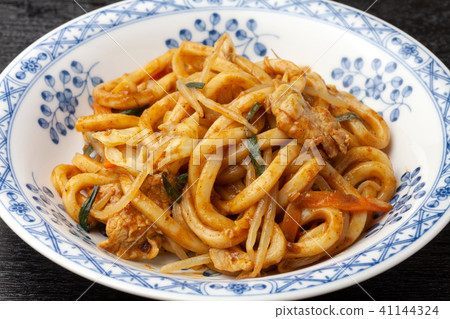 Curry noodles udon 41144324