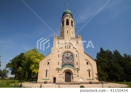 Beautiful church in Parkhomovka , Ukraine Beautiful church in Parkhomovka , Ukraine 41150434