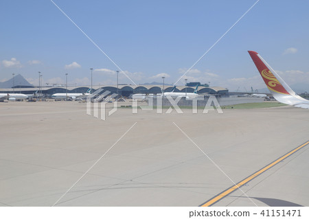 located on the island of Chek Lap Kok 41151471