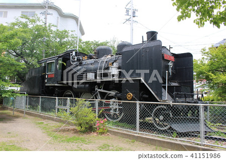 Preserved steam locomotive C 56144 Komoro Nagano prefecture 41151986