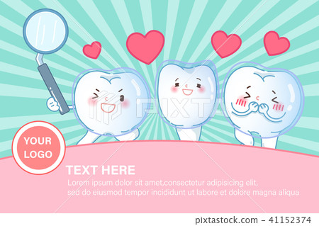 tooth with dental care concept tooth with dental care concept 41152374