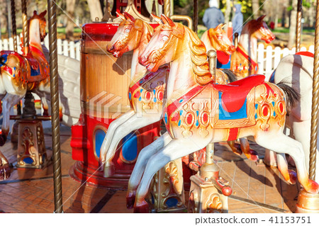 Vintage flying horse carousel 41153751