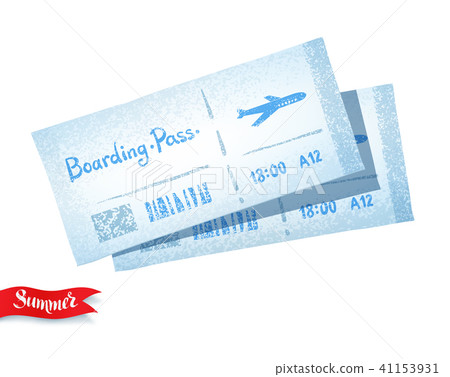 Vector illustration of boarding passes Vector illustration of boarding passes 41153931