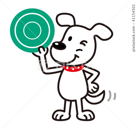 狗白狗飛盤 狗白狗飛盤 41154501