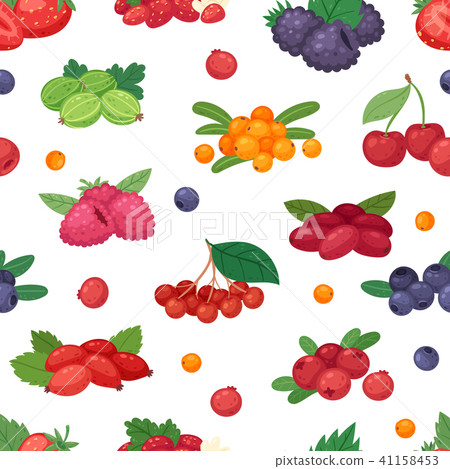 Berry vector berrying mix of strawberry blueberry raspberry blackberry and red currant illustration Berry vector berrying mix of strawberry blueberry raspberry blackberry and red currant illustration 41158453
