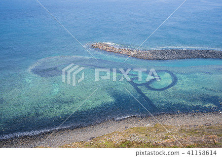 Qimei Island Double Heart Stone Shanghai Taiwan Wuhu Islands Chi-mei Island Double-heart Stone 41158614