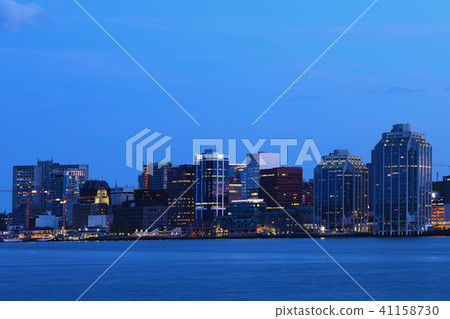 Halifax, Nova Scotia skyline at night 41158730