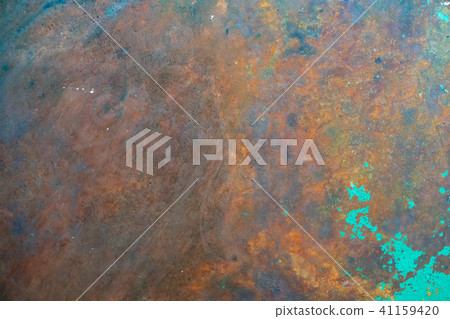 Rust of iron plate 41159420