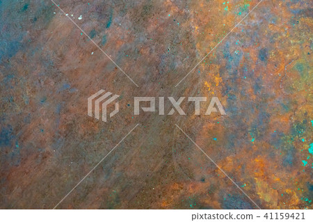 Rust of iron plate 41159421