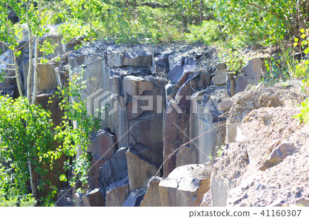 Basalt columns in nature Basalt columns in nature 41160307