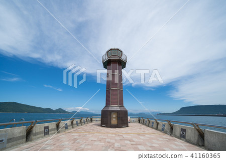 Red lighthouse Kagawa prefecture Takamatsu port 41160365