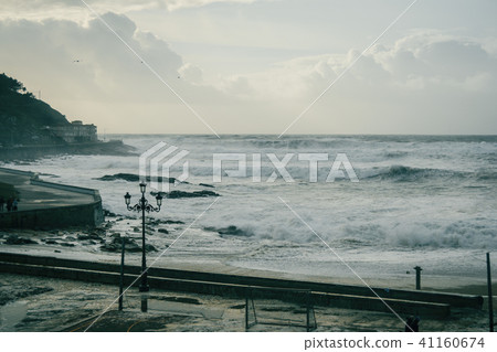 Coast of Baiona, Galicia Spain Coast of Baiona, Galicia Spain 41160674