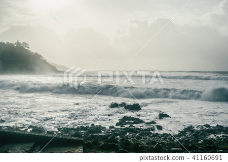 Coast of Baiona, Galicia Spain Coast of Baiona, Galicia Spain 41160691