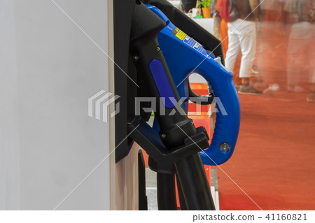 charging an electric car with the power  supply 41160821