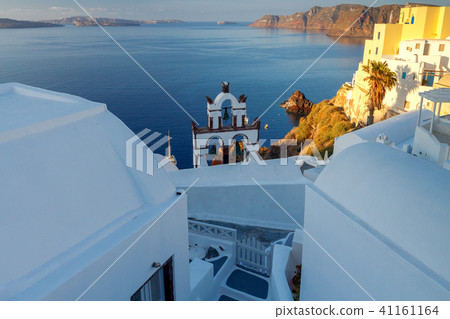Fira. Traditional architecture of Santorini. 41161164