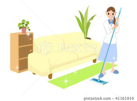 Woman cleaning Woman cleaning 41161919