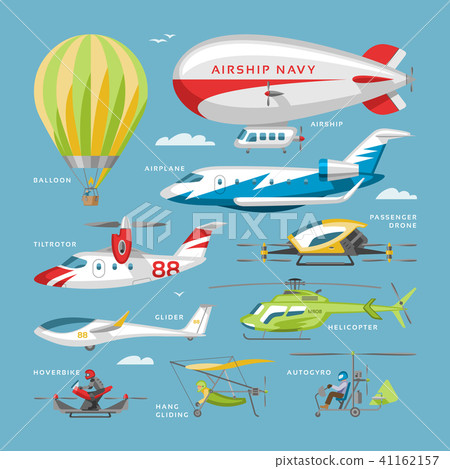 Plane vector aircraft or airplane and jet flight transportation and helicopter in sky illustration Plane vector aircraft or airplane and jet flight transportation and helicopter in sky illustration 41162157