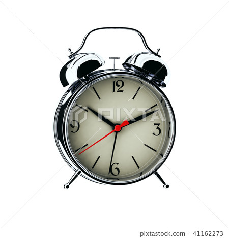 Metal alarm clock. 3D render 41162273