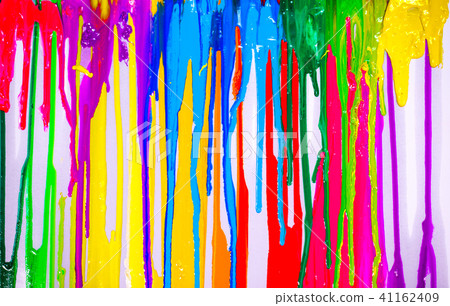 Dripping Colors - Stock Illustration [41162409] - Pixta