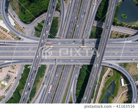 Aerial view of the interchange Aerial view of the interchange 41163516