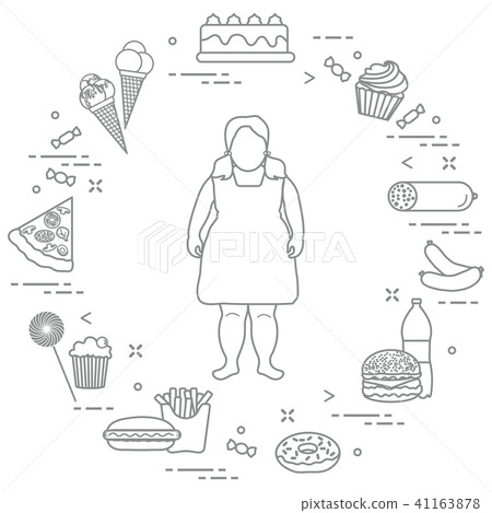 Harmful eating habits and fat girl 41163878