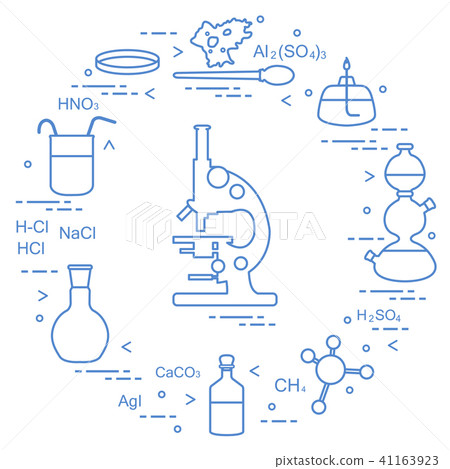 Chemistry scientific, education elements 41163923