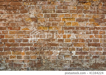 Old cracked brick wall background Old cracked brick wall background 41164224