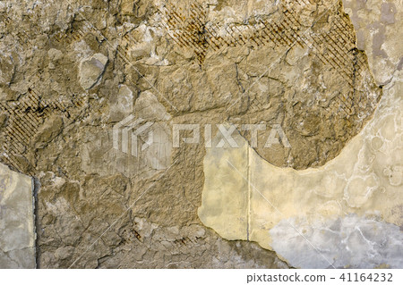 Old rough wall surface background with collapsed Old rough wall surface background with collapsed 41164232
