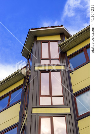 Modern architecture apartment building 41164235
