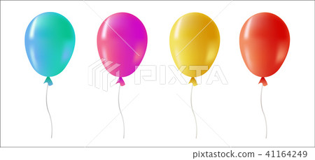 Color helium balloon set for party event Color helium balloon set for party event 41164249