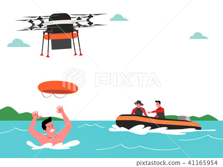 City of the future, Artificial Intelligence and daily life concept vector illustration 016 41165954