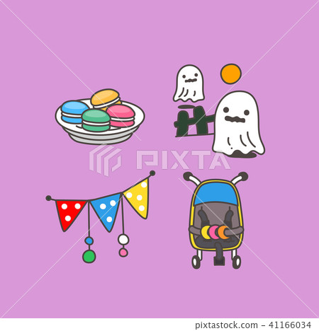 Celebration icons set for event day vector illustration 023 41166034