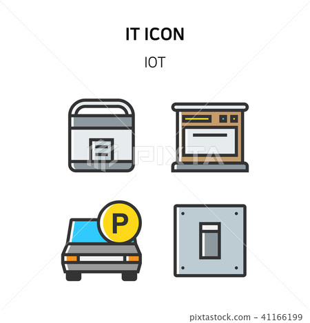Set of Icon for eco energy, build, bitcoin and IoT industry. 056 41166199