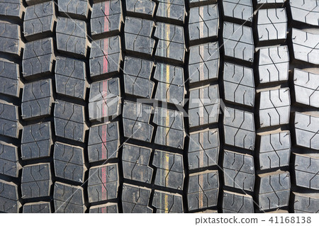 Truck tire texture background 41168138