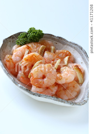 Stir-fried shrimp 41171208