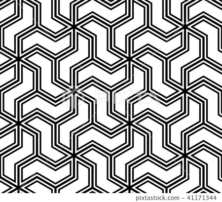 The geometric pattern with lines. Seamless vector - Stock Illustration ...