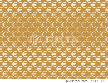 Abstract geometric pattern with euro. A seamless - Stock Illustration ...