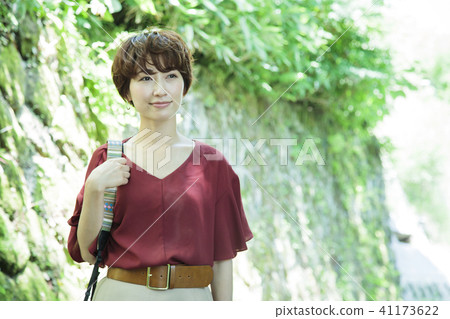 Women Travel Kamakura Short Trip Walking Walking alone 41173622