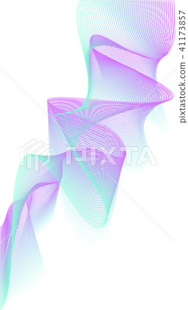 Abstract colorful creative wave line background. 41173857