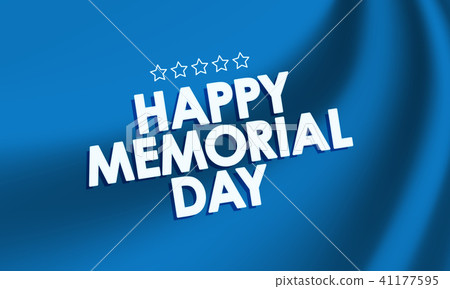 Memorial Day greeting vector banner 41177595