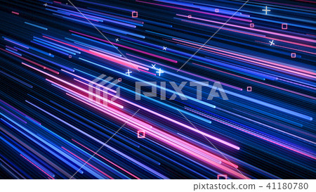 Pink-blue neon animated VJ background 41180780