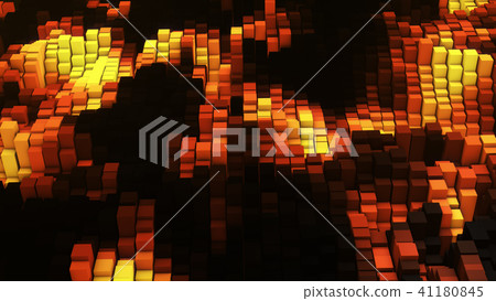 3D render Vj gold glow equalizer 3D render Vj gold glow equalizer 41180845